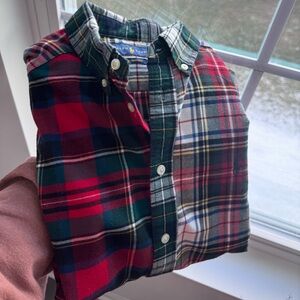 Ralph Lauren Multicolor Plaid Button-Down Shirt